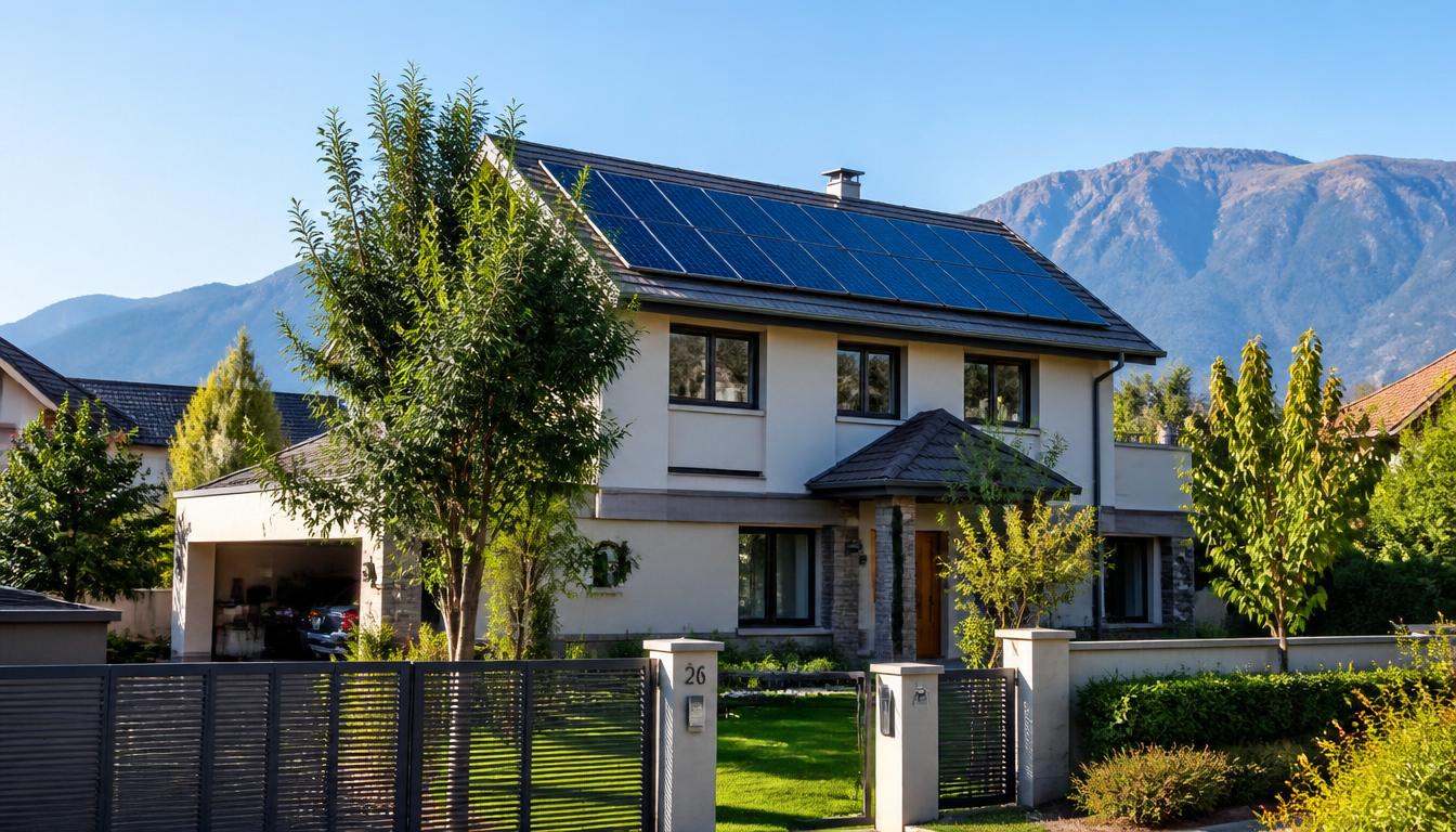 Instalación solar en casa en condominio, La Dehesa